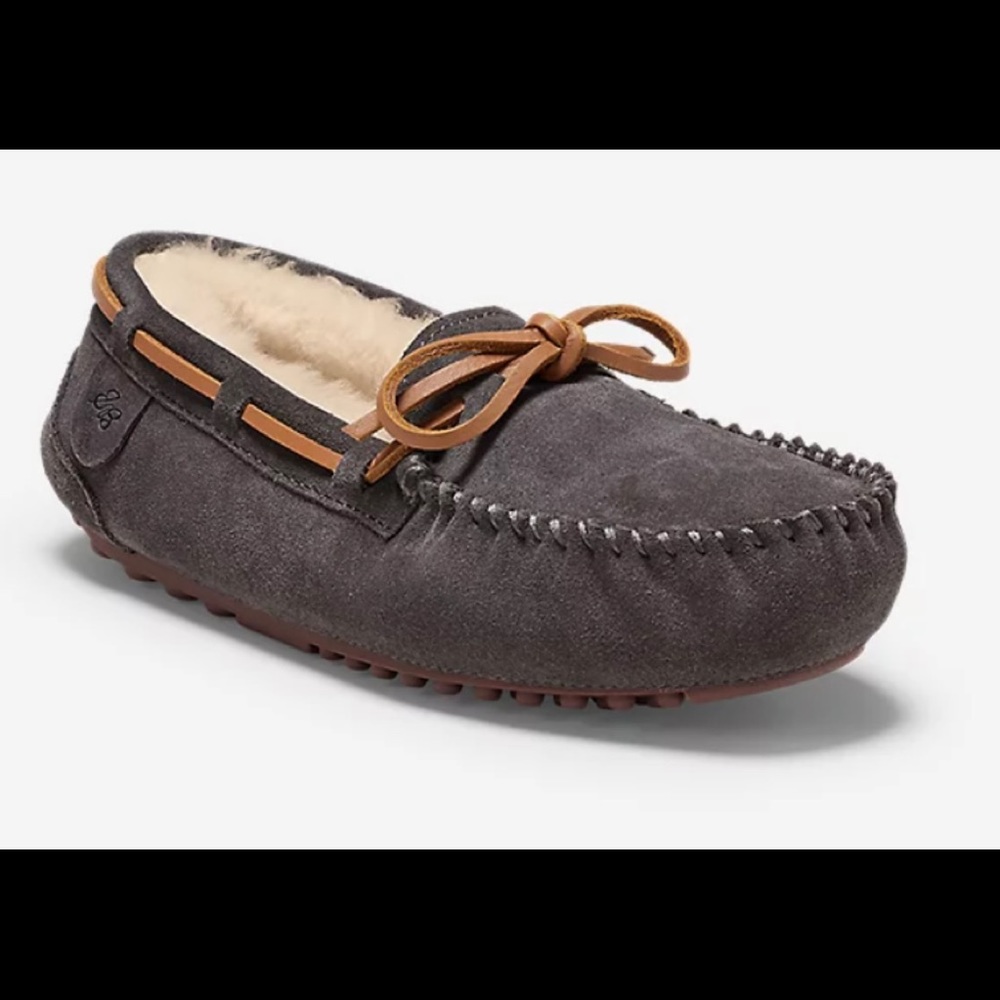 Eddie Bauer Firelight Shearling Moccasin NWOT size 6